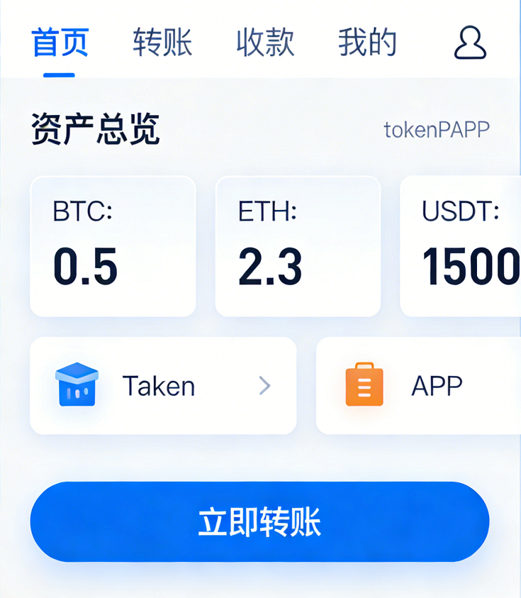 TPwallet手机应用界面